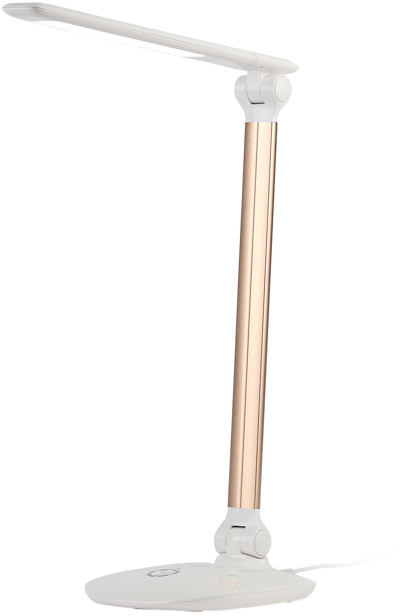 Светильник настольный NLED-456-10W-W-G LED 10Вт белый с золотом ЭРА