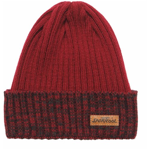 фото Шапка sportcool, размер uni, бордовый