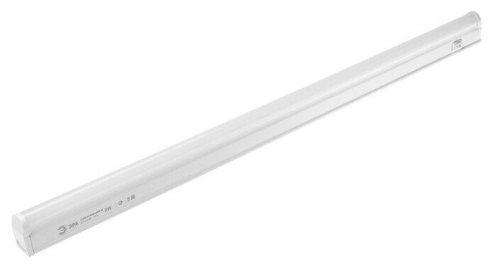 Светильник линейный светодиодный эра 8вт led 4000к ip20 пластик белый - фотография № 1
