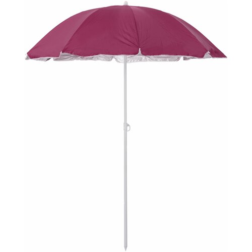 Пляжный зонт, 1.55м, ткань (бордовый) в чехле