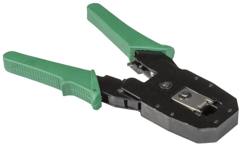 Инструмент для обжима Exegate EX271112RUS RJ-45, RJ-11/12, с инструментом для зачистки в комплекте (монтажный нож для розеток) - фото №4