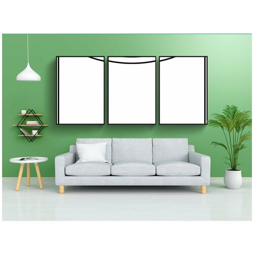 фото Набор модулных постеров для интерьера "фильтр, масло, машина" 60x90 см. в тубусе, без рамки lotsprints