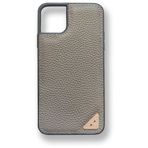Кожаный чехол накладка Melkco Origin Series Snap Ring Case для Apple iPhone 11 Pro Max, серый