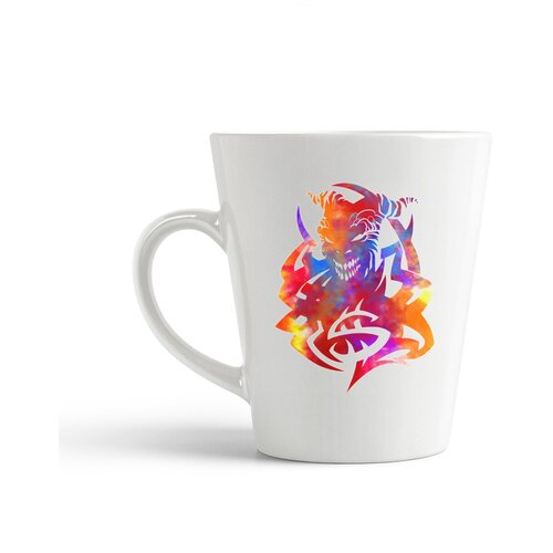 фото Кружка-латте coolpodarok силуэт рожица арт аниме