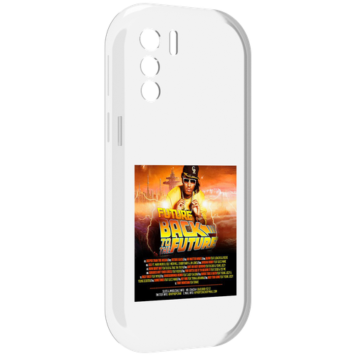 Чехол MyPads Future - Back To The Future для UleFone Note 13P задняя-панель-накладка-бампер