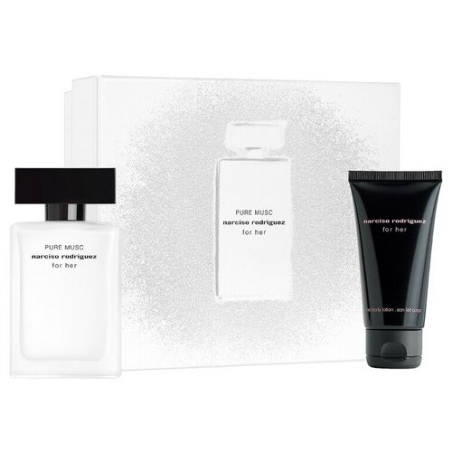 Narciso Rodriguez Женский Pure Musc For Her Набор: парфюмированная вода (edp) 50мл, лосьон для тела 50мл