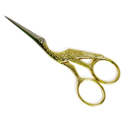 Ножницы для вышивания «Цапельки», 11 см, цвет золотой premax d6957 7 1 2 ножницы ринг лок для левши
