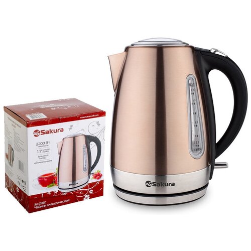 Чайник электрический 17л шампань с черным 325800₽