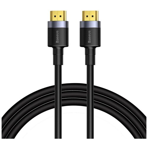 Кабель HDMI (m) - HDMI (m) 3м Baseus Cafule - Темно-серый (CADKLF-G01) кабель hdmi hdmi baseus cafule black 1m cadklf e01
