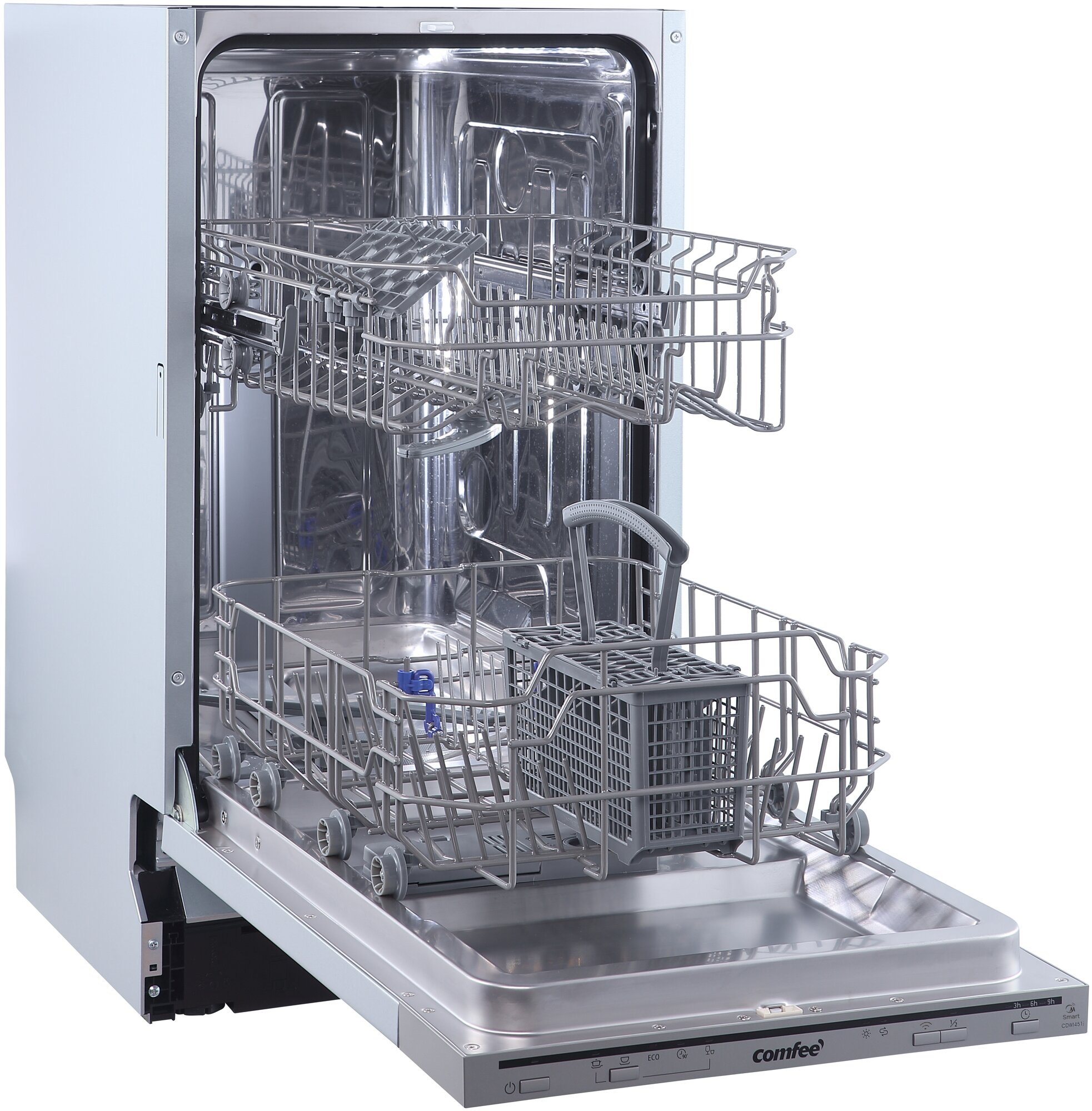 Встраиваемая посудомоечная машина Comfee CDWI451i, серебристый - фотография № 2