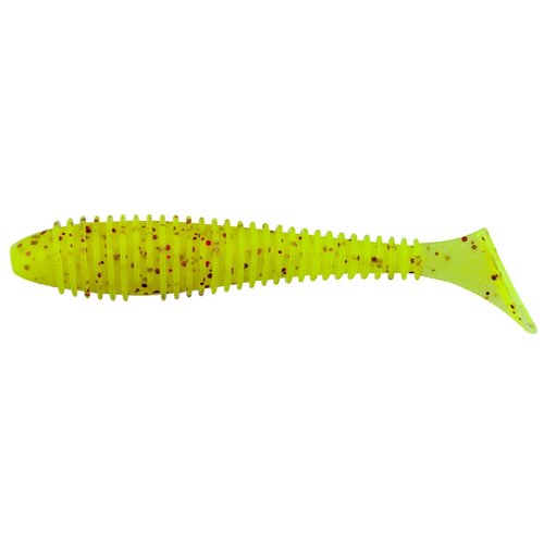 Силиконовая приманка Keitech Swing Impact FAT 4.8 #PAL01S Chartreuse Red Flake силиконовая мягкая приманка для рыбалки mister twister fat curly tail 9см chartreuse red