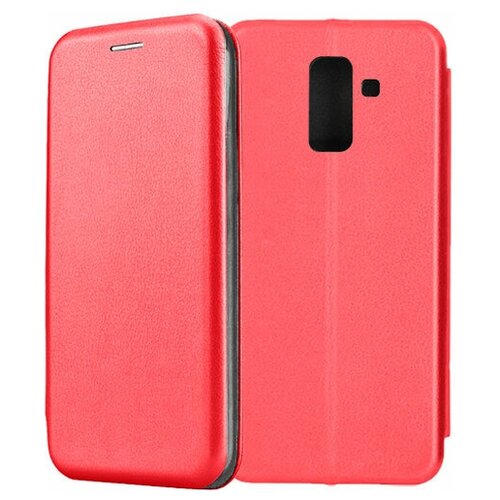 Чехол-книжка Fashion Case для Samsung Galaxy A6+ (2018) A605 красный