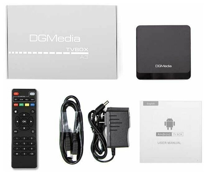 Смарт ТВ приставка DGMedia A3 2/16 H313 на Андройд для телевизора / Smart TV box Медиаплеер 4К