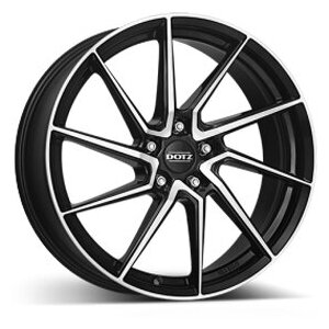 Dotz spa dark 17 / 7.5j pcd 5x108.00 et 40.00 цо 70.10 литой / черный с полированной лицевой поверхностью