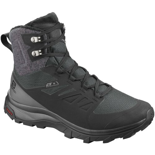 фото Ботинки хайкеры salomon , размер 4.5 / 22.5 , black/black/black