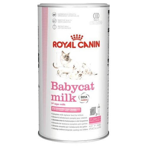 Royal Canin BabyCat Milk Заменитель молока для котят с рождения до отъема 300гр сухое молоко для котят babycat milk royal canin заменитель молока для котят от рождения до отъема 0 2 месяца 300 гр