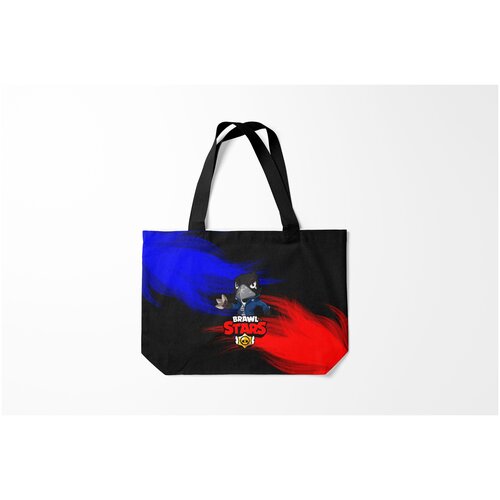 фото Сумка-шоппер / 46х35 см / геймерам / brawl stars crow burnettie