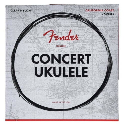 FENDER 90C CONCERT UKULELE STRINGS комплект струн для концерт укулеле