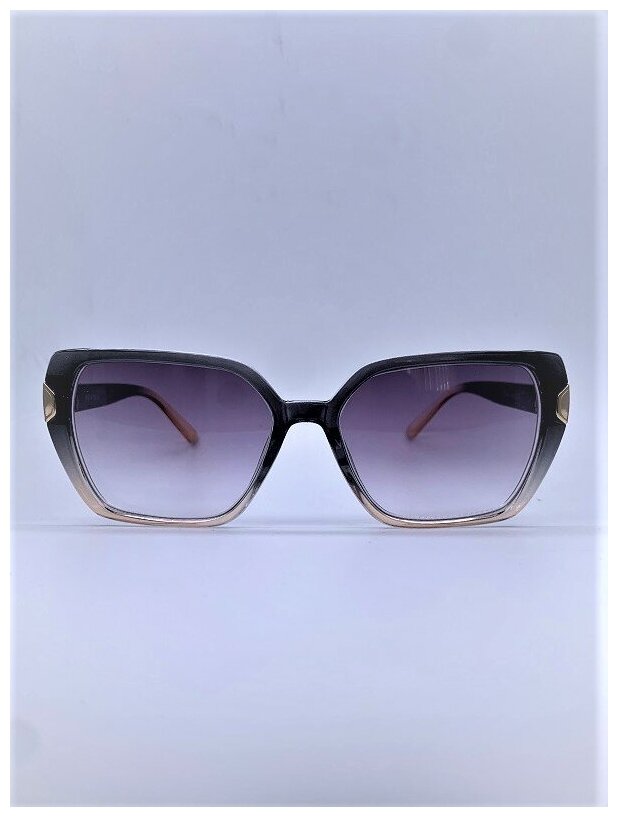 Готовые тонированные женские очки для зрения с диоптриями +3.0