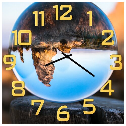 фото Svs настенные часы svs 4002096 вид в шаре