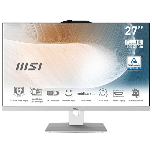 MicroStar Моноблок MSI Modern AM272P 12M-238XRU 9S6-AF8212-238 White 27