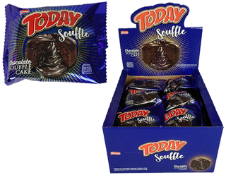 Кекс Today Souffle с шоколадным кремом 45 гр Упаковка 24 шт