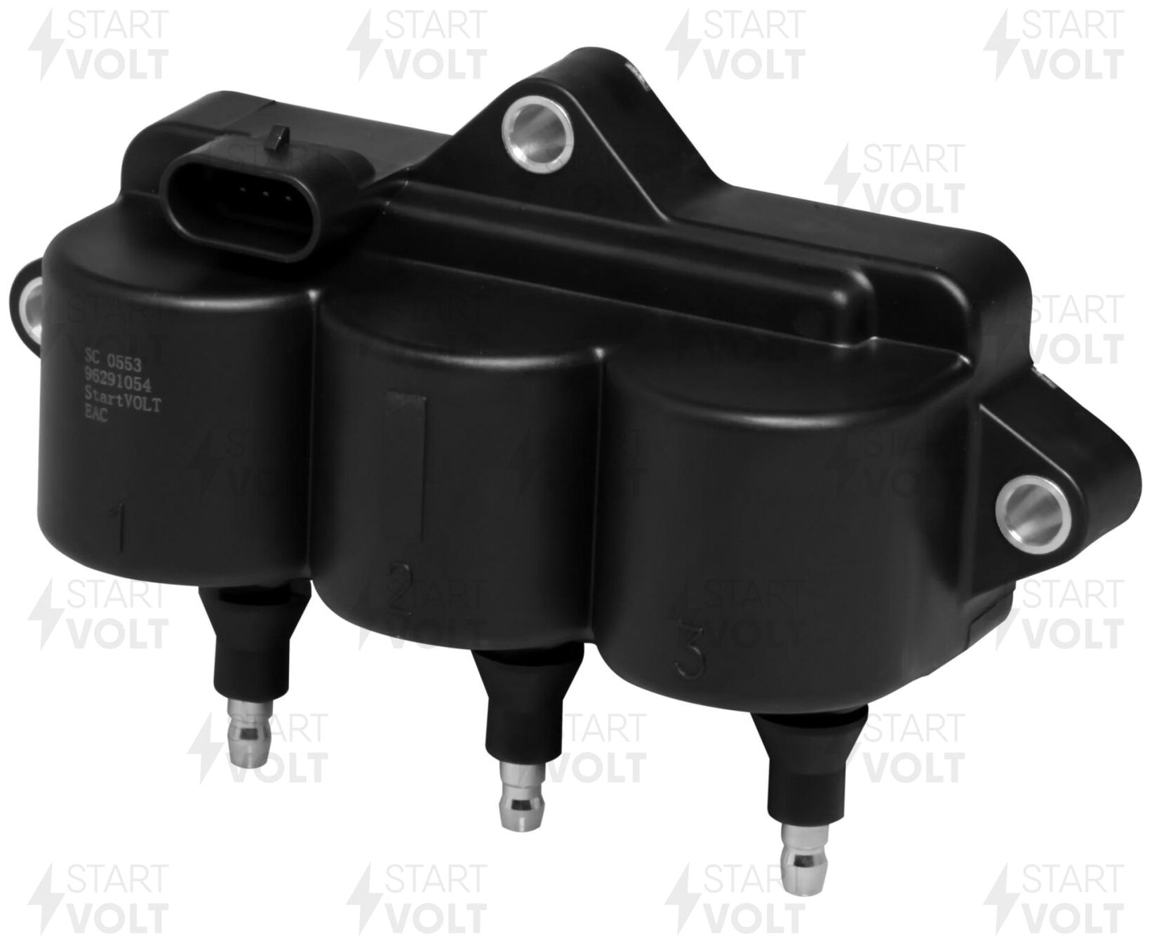 Катушка зажигания для а/м Daewoo/Chevrolet Matiz (01-)/Spark (05-) 0.8i (4 PIN) (SC 0553), STARTVOLT SC0553