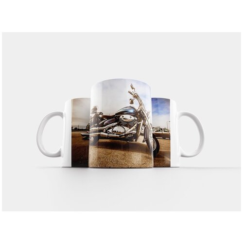 фото Кружка "байкер, мотоцикл, тяжелый мотоцикл" 320 мл lotsprints
