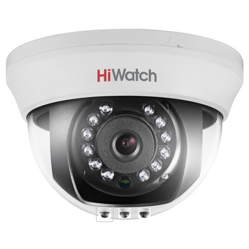 Камера видеонаблюдения HIWATCH DS-T201, HD-TVI, 2Мп 1080p, 2.8 мм, с EXIR-подсветкой до 20м, белый