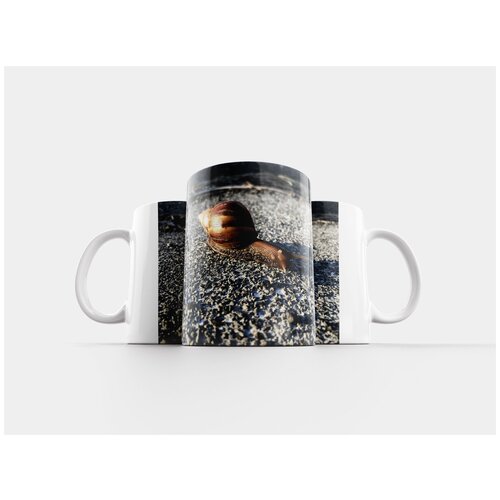 фото Кружка "восход солнца, улитка, конкретный" 320 мл lotsprints