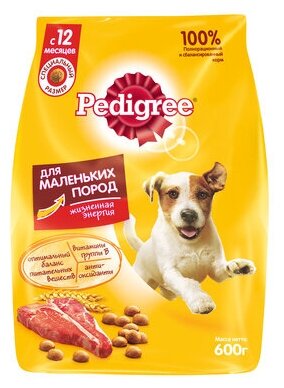 Pedigree Сухой корм для собак малых пород с говядиной 10230957 10113889 2,2 кг 15788 (2 шт)