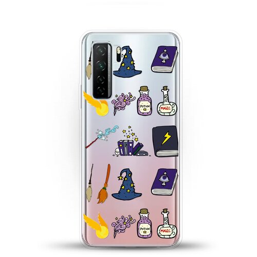 фото Силиконовый чехол узор hp на huawei nova 7 se andy & paul