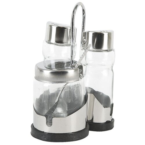 Набор для специй 7,5х8,5х12,5 см Nouvelle Daily на подставке 3 предмета