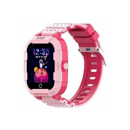 Наручные умные часы Smart Baby Watch Wonlex CT12 розовые электроника с GPS и видеозвонком аксессуары для детей 549000₽