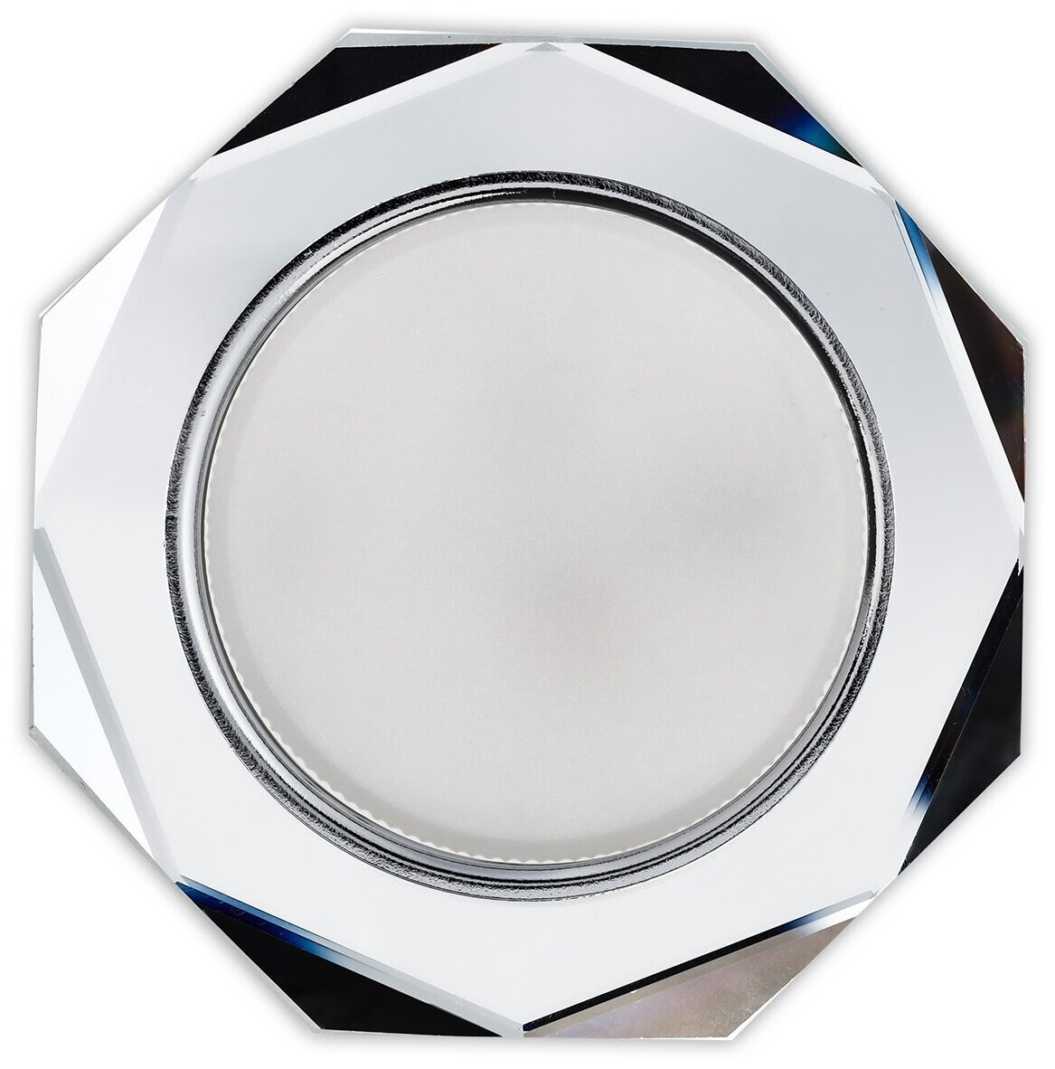 Светильник встраиваемый под лампу GX53 зеркальный/серебро, SmartBuy - фотография № 4