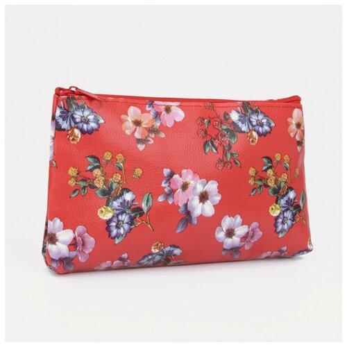фото Косметичка на молнии, цвет красный нет бренда