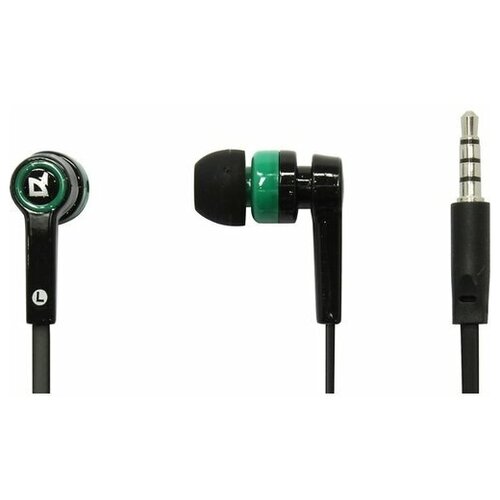 Наушники с микрофоном Defender Pulse 420 Green 92700₽