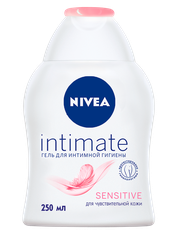 NIVEA гель для интимной гигиены Intimate Sensitive, цветочный, бутылка, 250 г, 250 мл