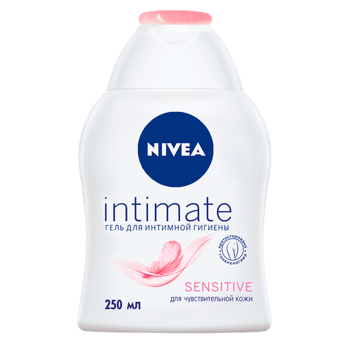 NIVEA гель для интимной гигиены Intimate Sensitive, цветочный, бутылка, 250 г, 250 мл inso гель для интимной гигиены prebio sensitive с пребиотическим комплексом бутылка 250 мл