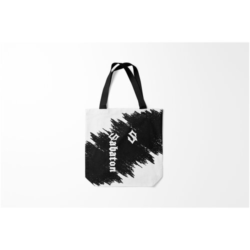 фото Сумка-шоппер / 40х40 см / рок / sabaton сабатон z burnettie