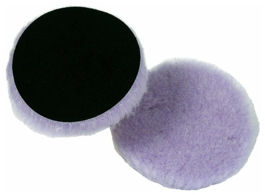 Purple Wool Pad полировальный диск меховой средний ворс, 19 мм,150 мм