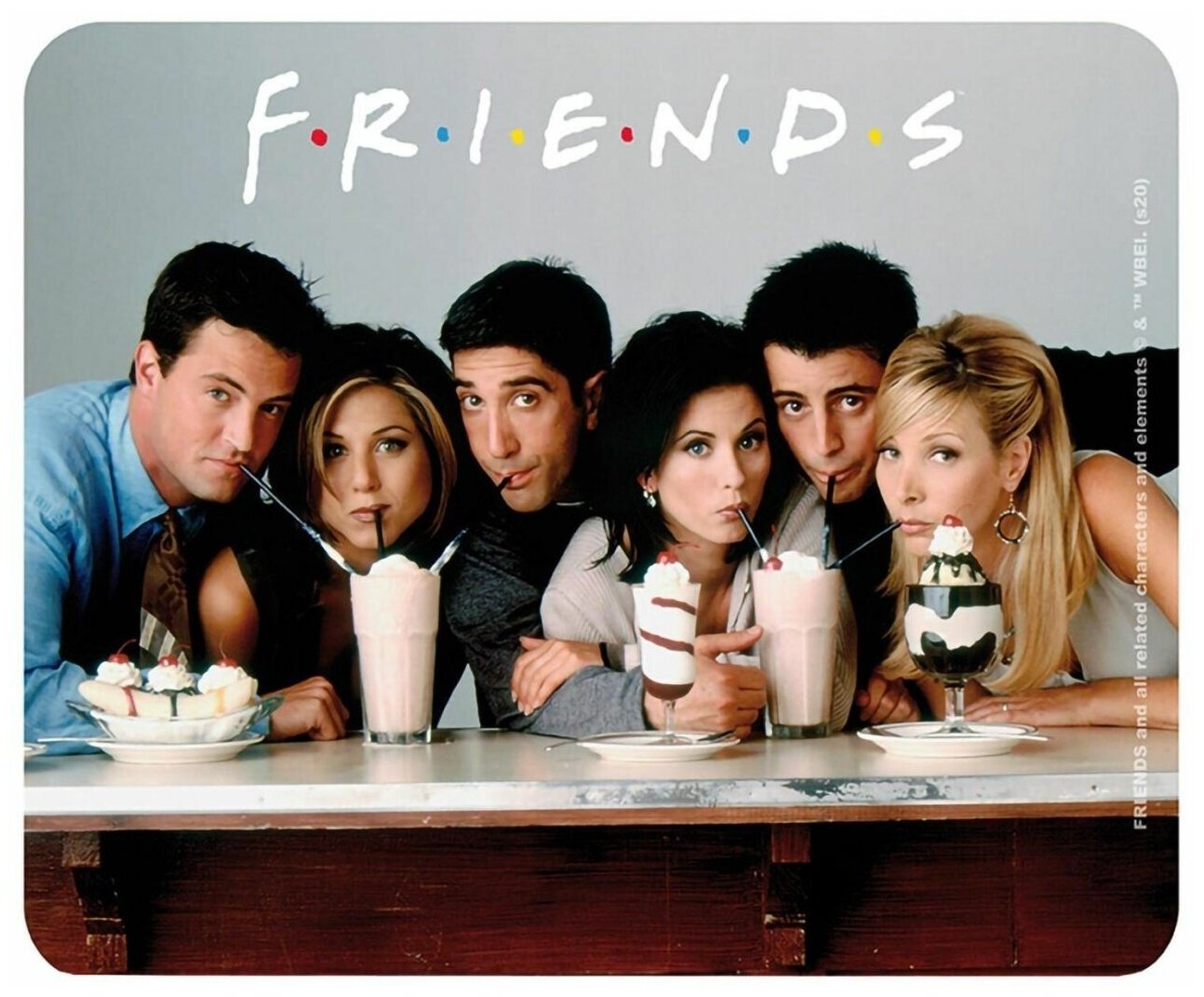 Коврик для мыши Friends Milkshake