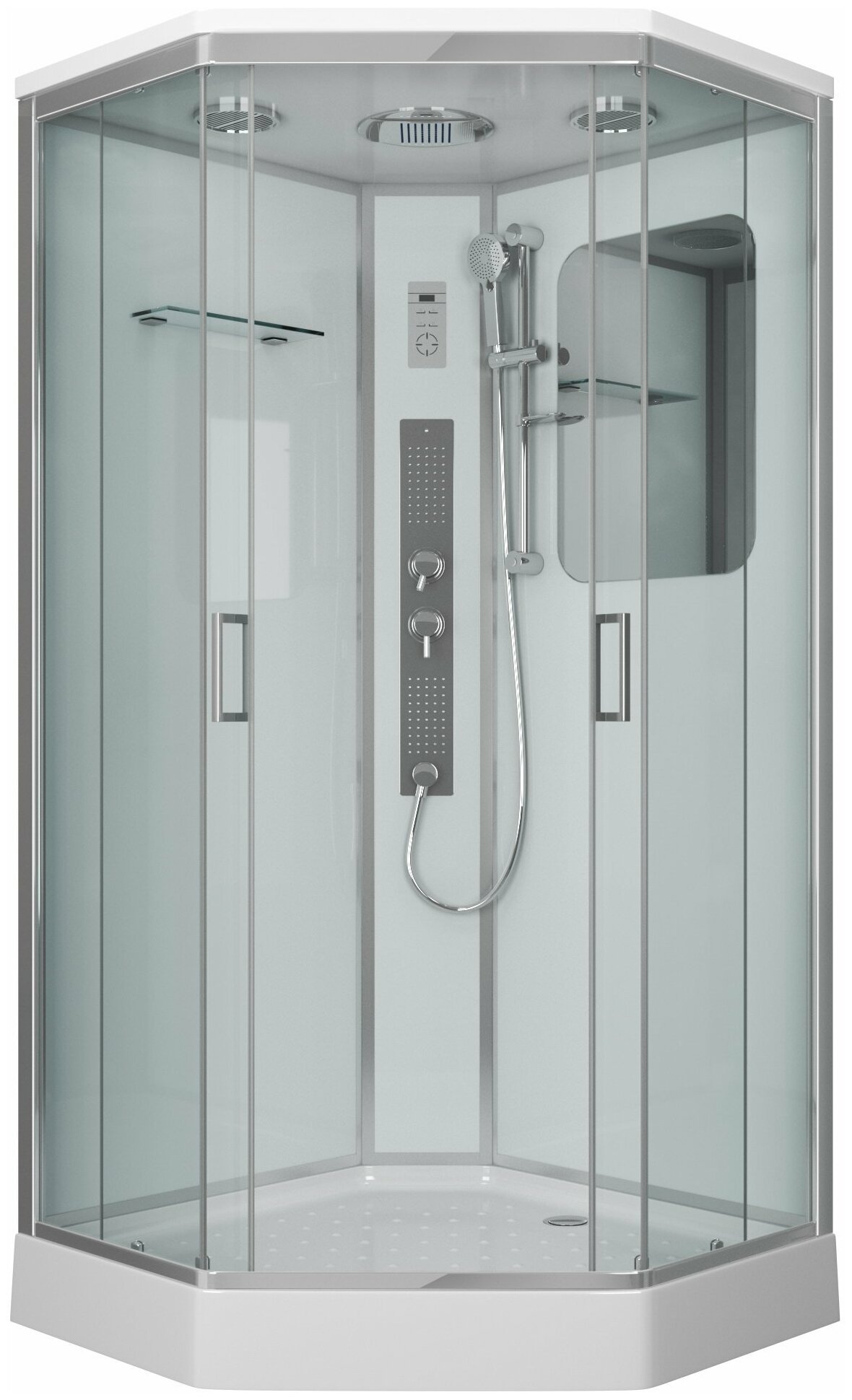 фото Душевая кабина Niagara Premium NG-6001-01GD 90x90