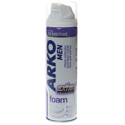 Пена для бритья ARKO men Extra Sensitive, 200 мл