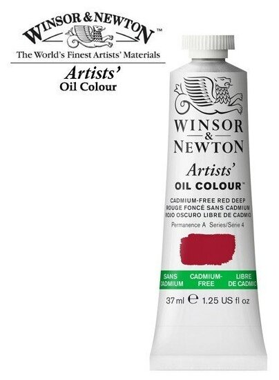 Масляные Winsor&Newton Краски масляные Winsor&Newton ARTISTS' 37мл, красный густой беcкадмиевый