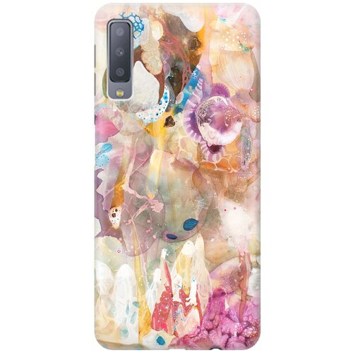 фото Re:pa накладка transparent для samsung galaxy a7 (2018) с принтом "радость весны"