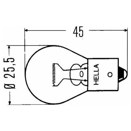 фото Лампа накаливания hella 8ga 006 841-121