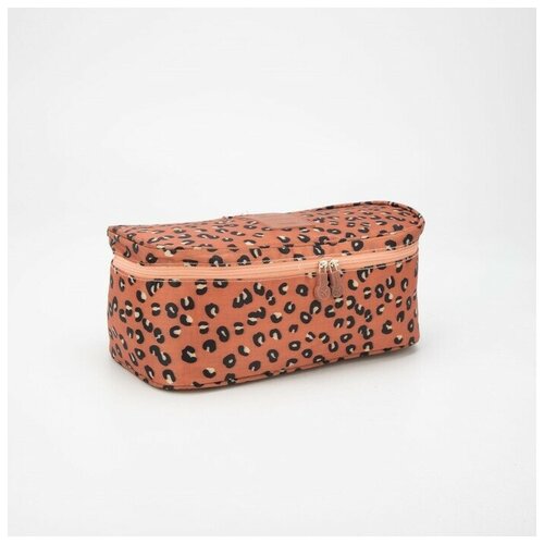 фото Косметичка дорожная, отдел на молнии, цвет персиковый promarket