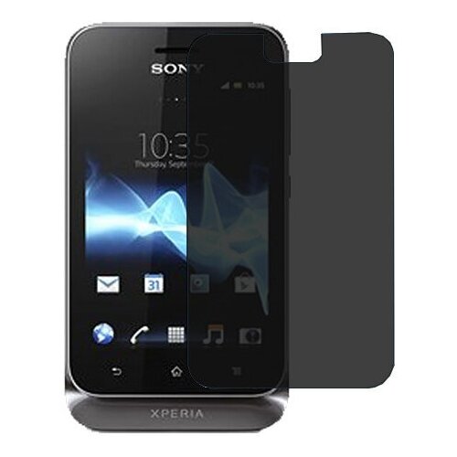 Sony Xperia tipo защитный экран пленка гидрогель конфиденциальность (силикон) Одна штука sony xperia tipo dual защитный экран гидрогель прозрачный силикон 1 штука