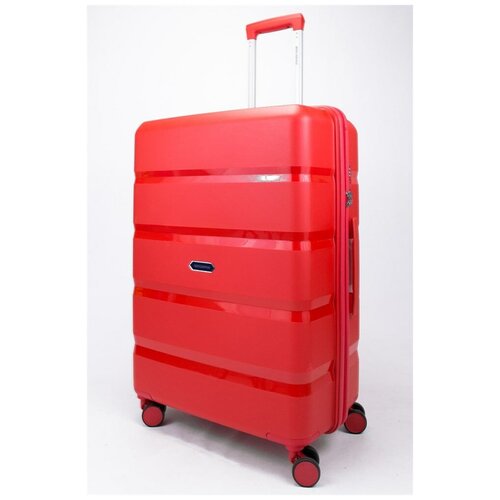 фото Mironpan чемодан большой pp (4 гориз. полосы) красный (l-) большой красный sweetbags